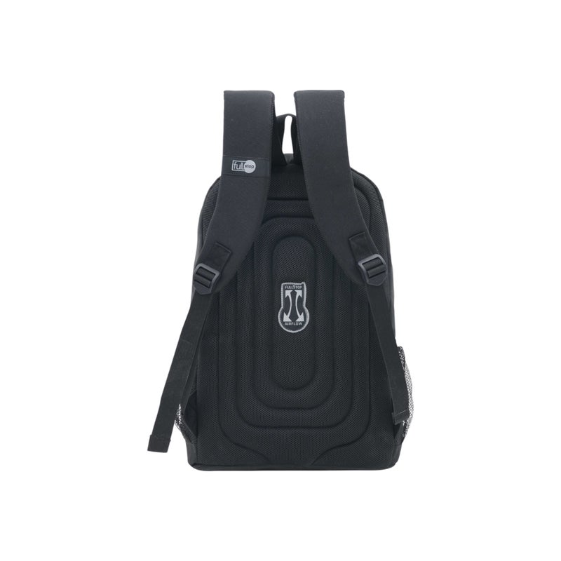 Full Stop Solid Black School Backpack for Kids - Image 3
